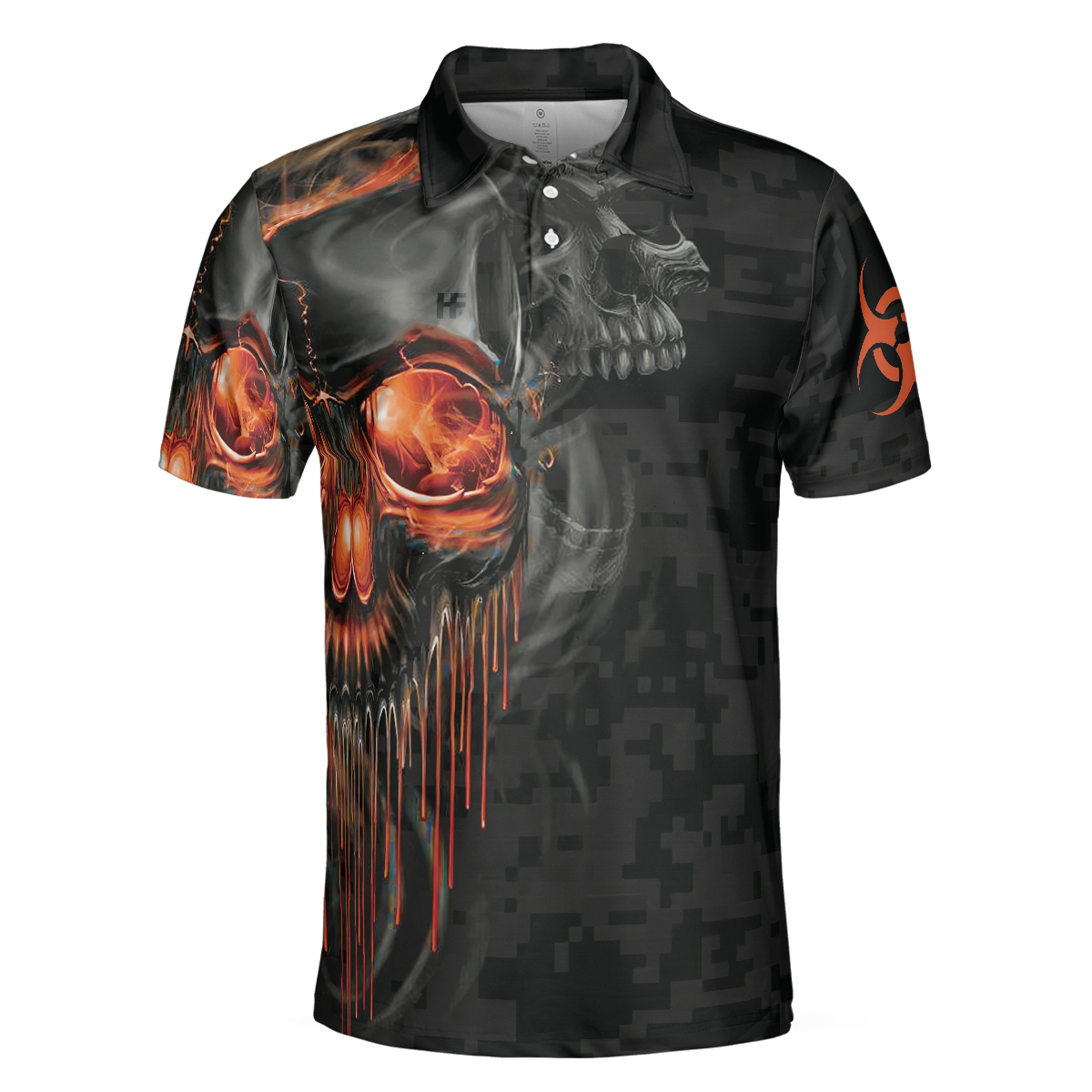 Slow Walk With Death Polo Shirt, Skull Veteran Shirt With Sayings, Best Gift For Retired Veterans