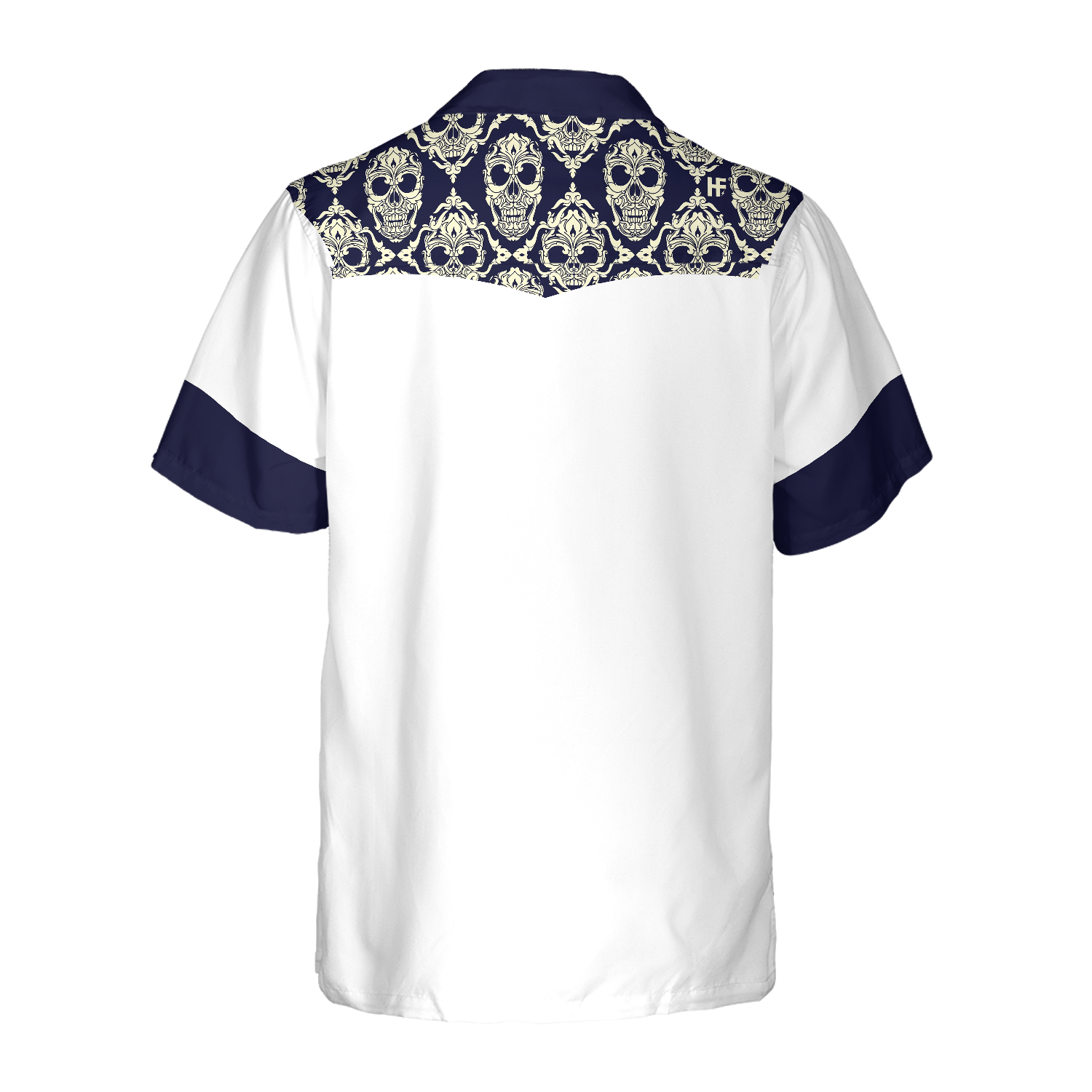 Ornamental Skull Seamless Pattern Hawaiian Shirt