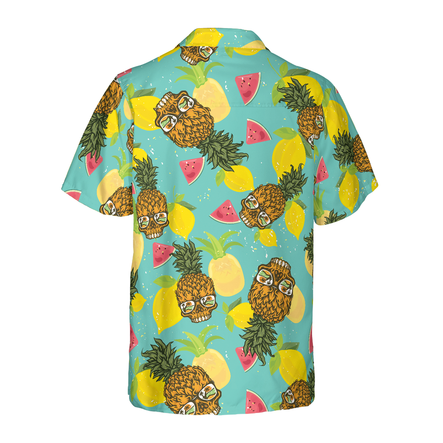 Skull With Sunglasses Hawaiian Shirt
